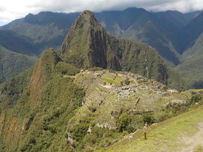 View 1 from Machu Picchu mountain